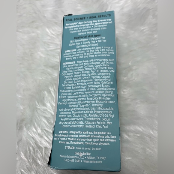 Nerium AD AGE DEFYING DAY CREAM Anti-Aging Wrinkle Cream 1 oz SEALED.new - Picture 2 of 3